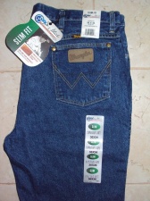 Джинсы George Strait Collection Wrangler® Cowboy Cut® Slim Fit Jean, 100% Heavyweight Cotton Denim (рост 190-210см)