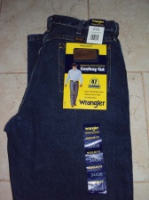 Джинсы Wrangler Premium Performance Cowboy Cut® Regular Fit Jean Dark Stone Color (рост 190-210см)
